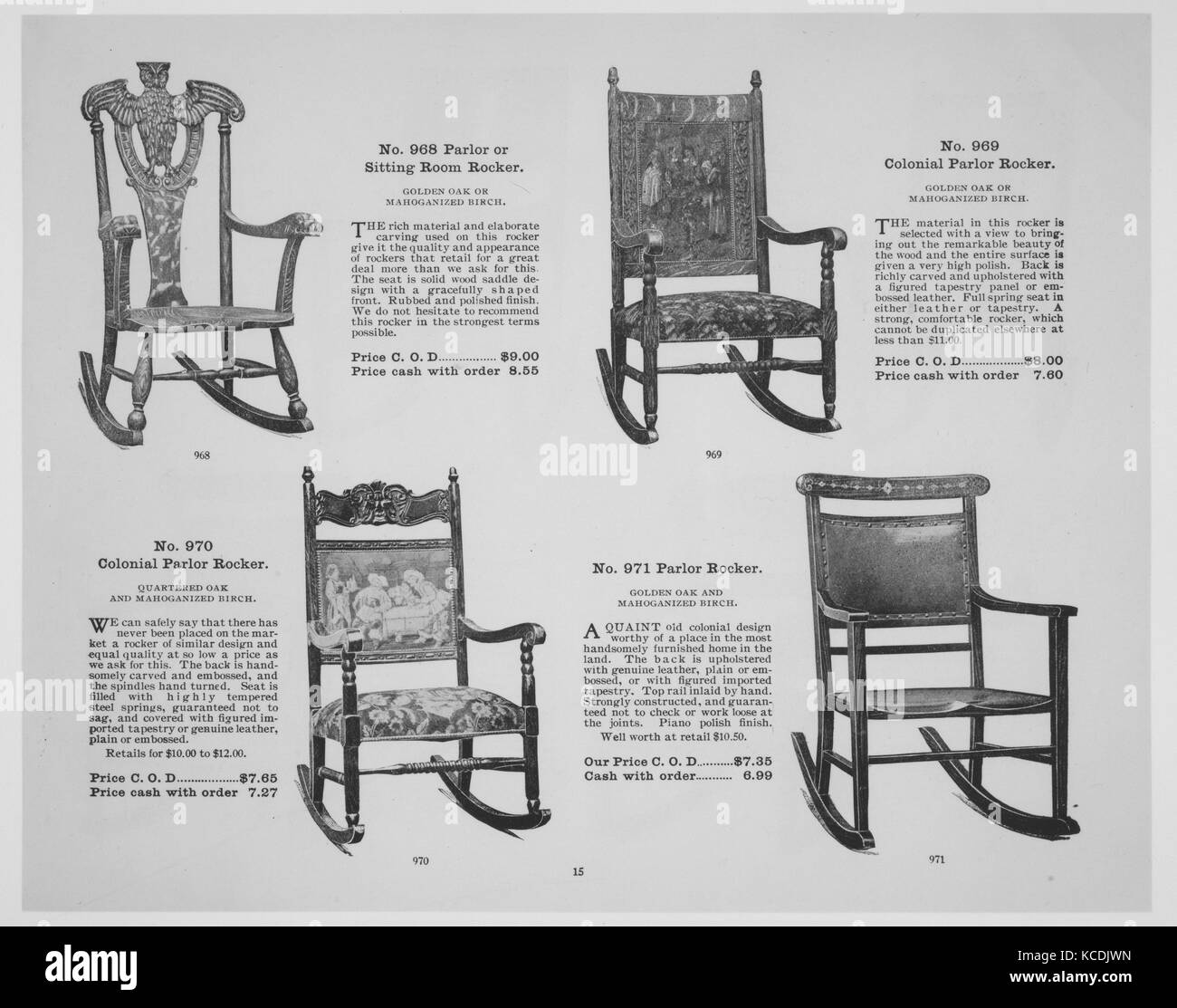 Illustrato Catalogo e Listino prezzi, 1902 (?), illustrazioni: commerciale processo fotografico, 7 1/4 x 9 3/16 in. (18,4 x 23,4 cm Foto Stock