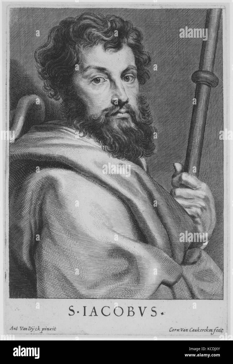 Cristo e i dodici Apostoli, secolo XVII, libro, immagine: 6 5/8 x 4 5/8 in. (16,8 x 11,7 cm), libri Foto Stock