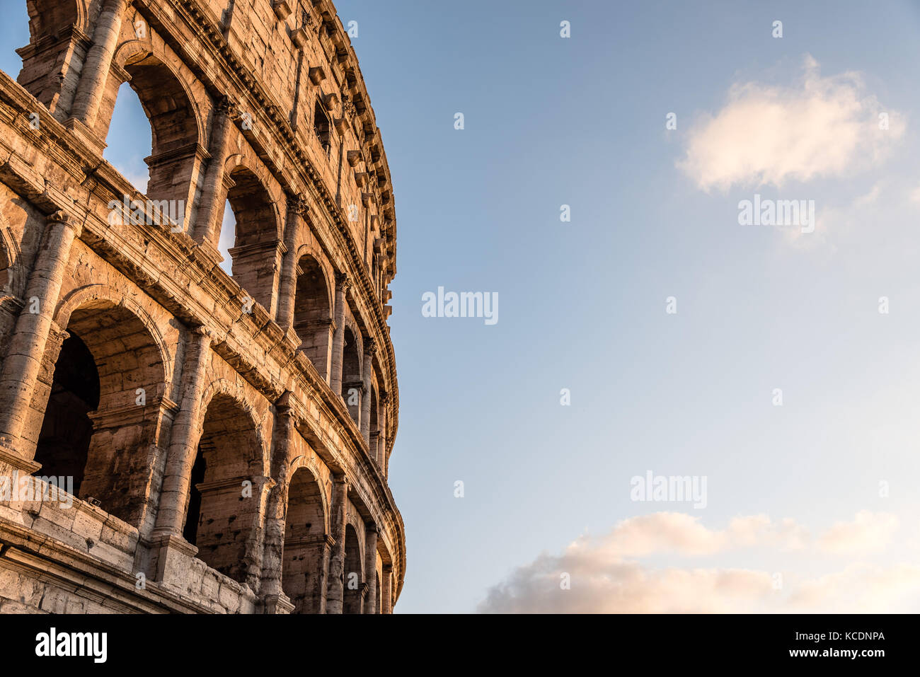 Colosseo a Roma Foto Stock