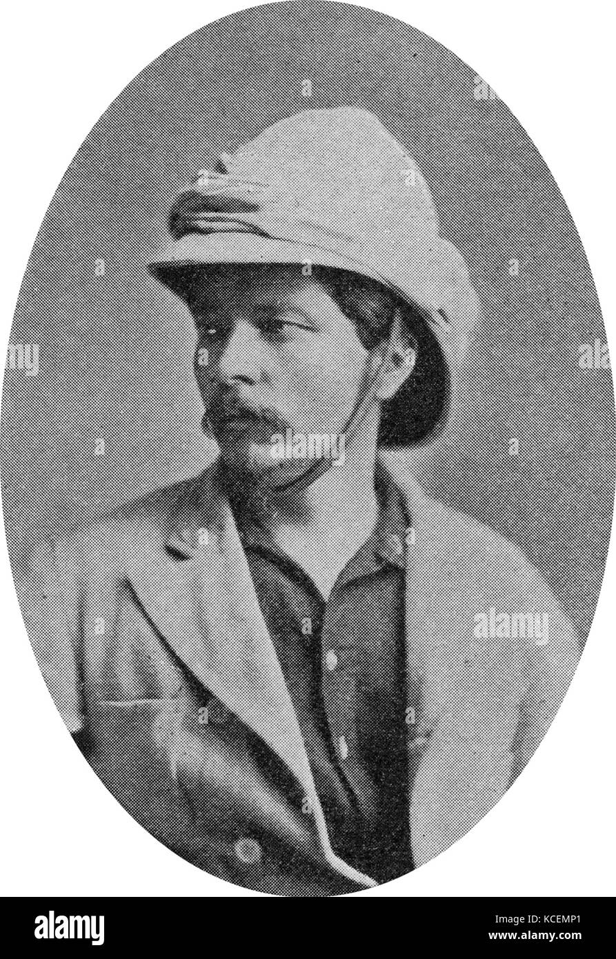 Sir Henry Morton Stanley GCB (1841 - 1904) Welsh-American, giornalista e explorer che era famoso per la sua esplorazione dell Africa centrale e la sua ricerca di missionario e di explorer David Livingstone Foto Stock