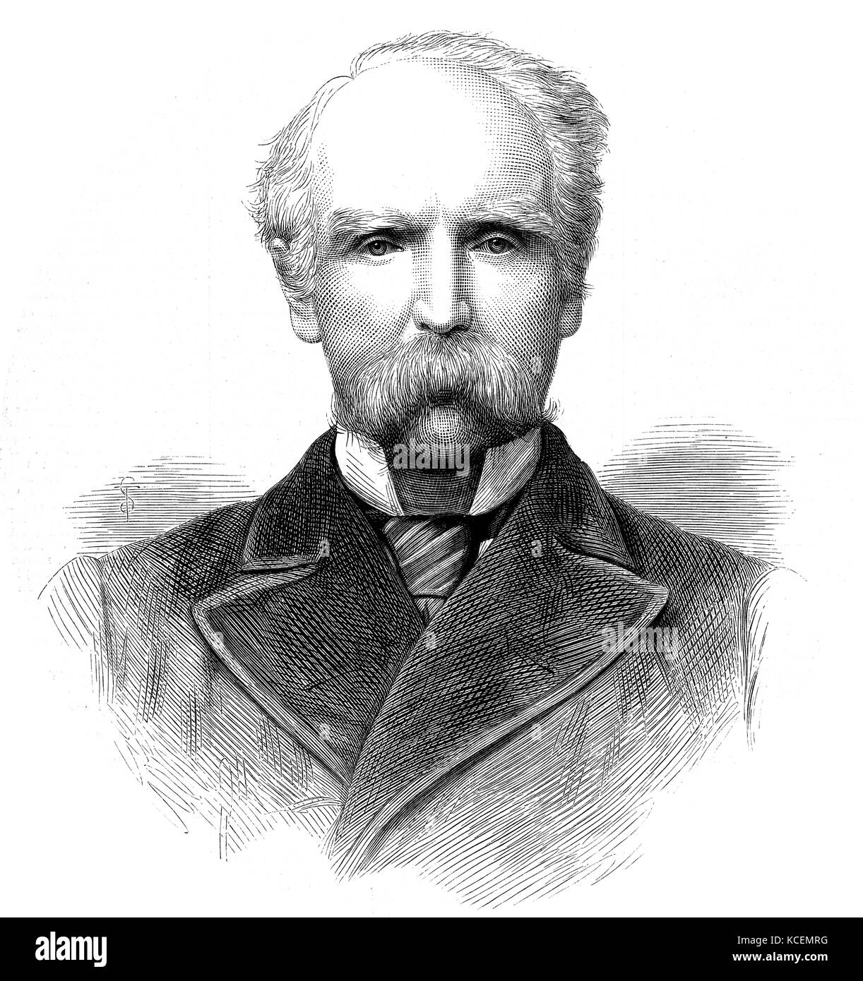 Il maresciallo di campo Sir Donald Martin Stewart, (1824 - 1900) British Indian Army officer. Egli ha combattuto sul Aka Khel spedizione alla Frontiera del Nordovest in 1854, ha preso parte in risposta alla ribellione indiana nel 1857 e, dopo aver prestato servizio come comandante della liquidazione penale delle Isole Andamane, combatté nella Seconda Guerra Anglo-Afghan come comandante dell'esercito di Quetta. Foto Stock