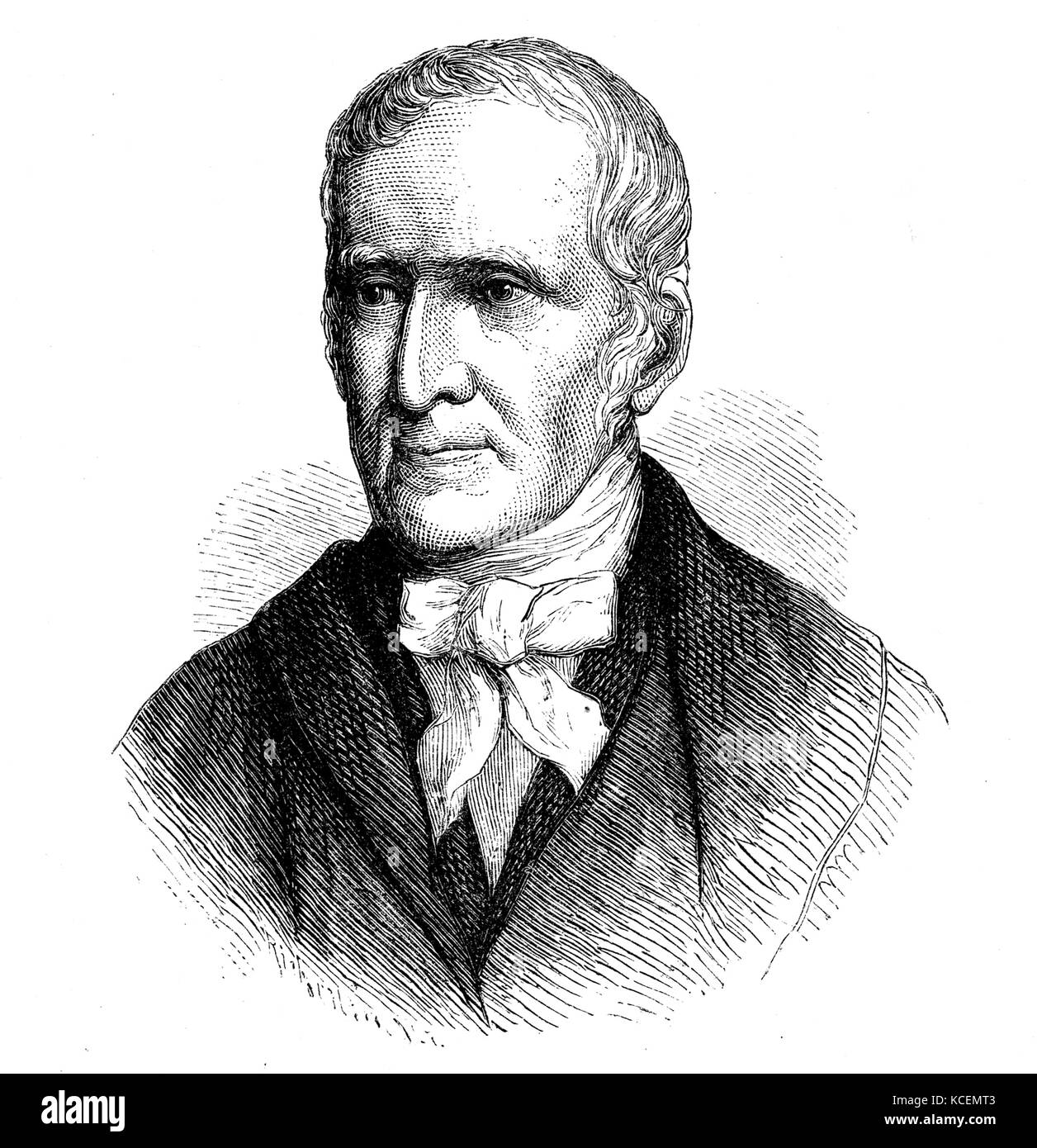 Col. John Stevens, III (Giugno 26, 1749 - 6 Marzo 1838) era un avvocato americano, ingegnere e inventore che hanno costruito il primo U.S. locomotiva a vapore, prima a vapore, traghetti e primo commerciale negli Stati Uniti il servizio di traghetto dalla sua tenuta di Hoboken. Foto Stock