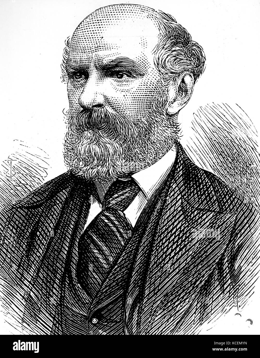 William Saunders (1825-1901), medico di fiducia di salute per la città di Londra Foto Stock