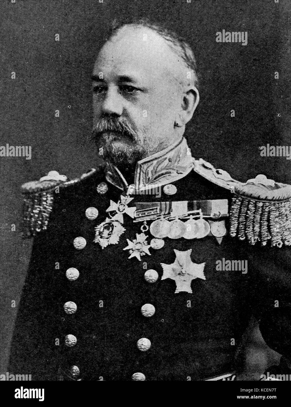 Fotografia di ammiraglio sir Percy Moreton Scott (1853-1924) La British Royal Navy officer e pioniere della moderna gunnery navale. In data xx secolo Foto Stock