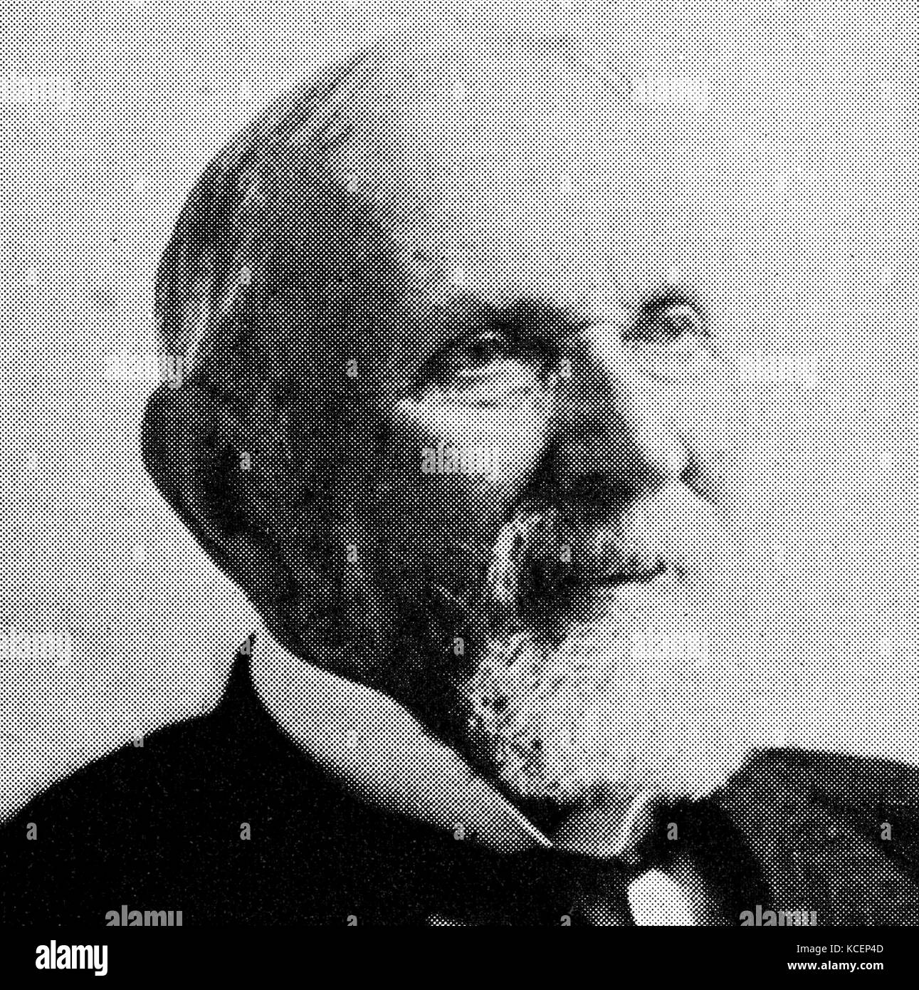 Fotografia di Carl Spitteler (1845-1924) un poeta svizzero e il Premio Nobel, laureato. In data xx secolo Foto Stock