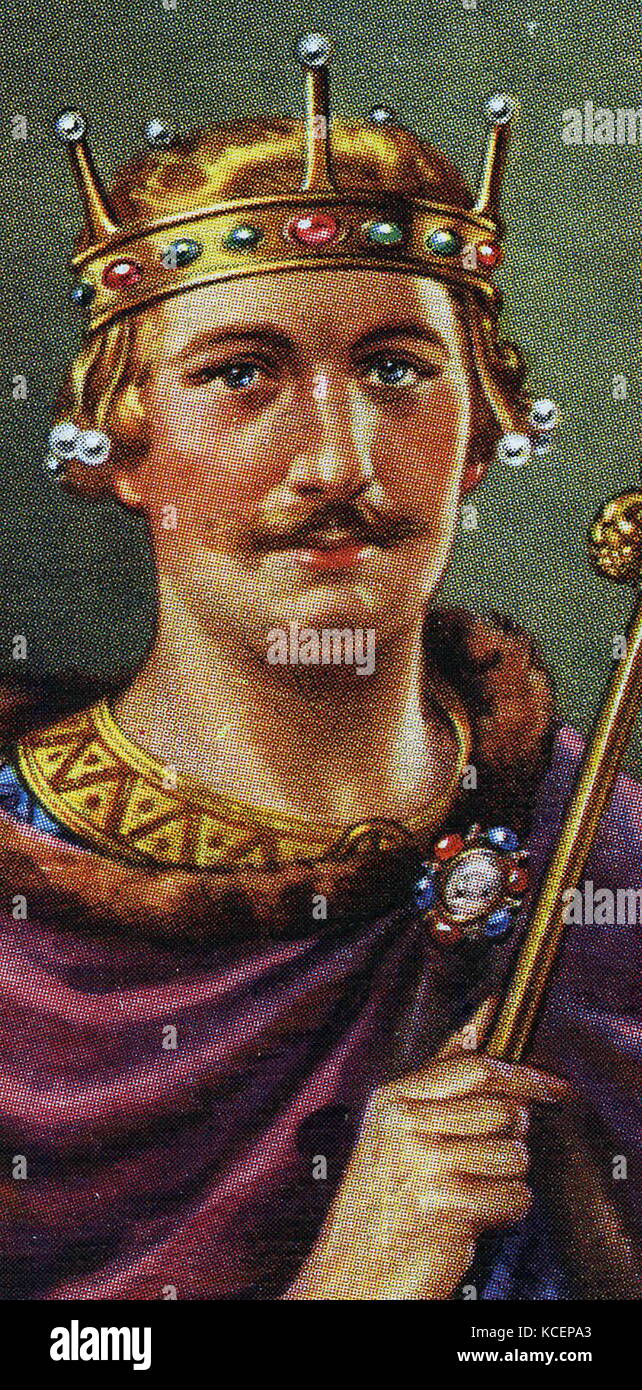 Ritratto di Guglielmo II d'Inghilterra (1056-1100), re d'Inghilterra. Datato xii secolo Foto Stock