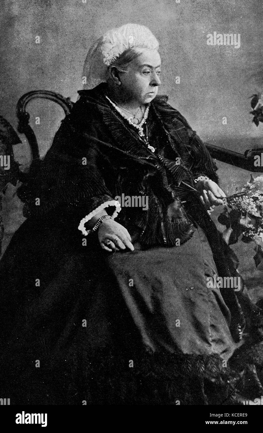 Fotografia della regina Victoria (1819-1901) regina della Gran Bretagna e dell'Imperatrice dell India. In data xx secolo Foto Stock