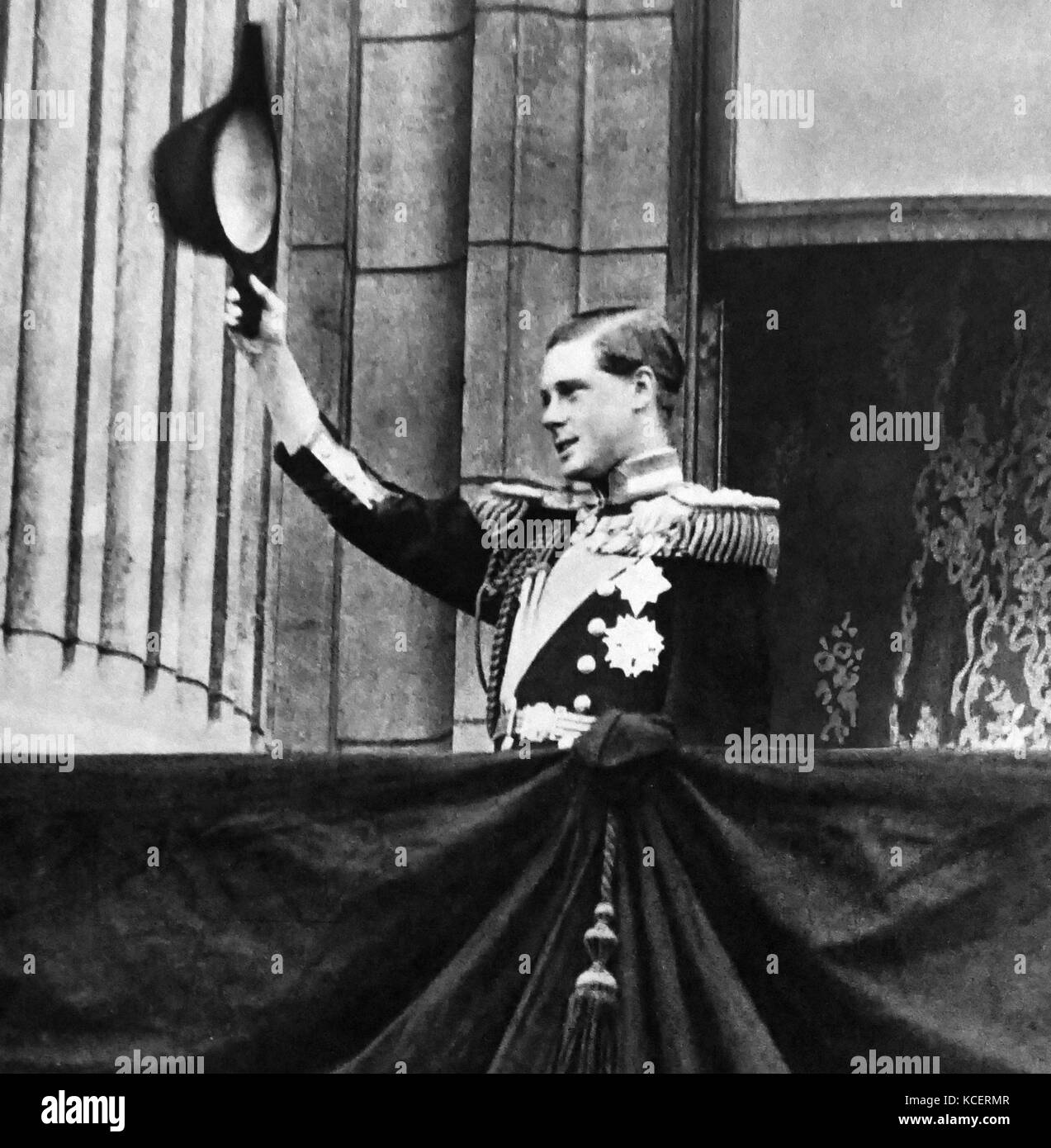 King Edward VIII di Gran Bretagna 1936 Foto Stock