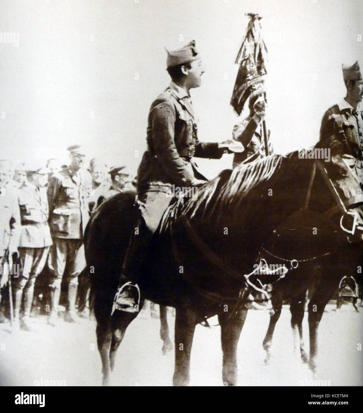 Francisco Franco 1892-1975 era secondo in comando spagnola della Legione Straniera dal 1921 Foto Stock