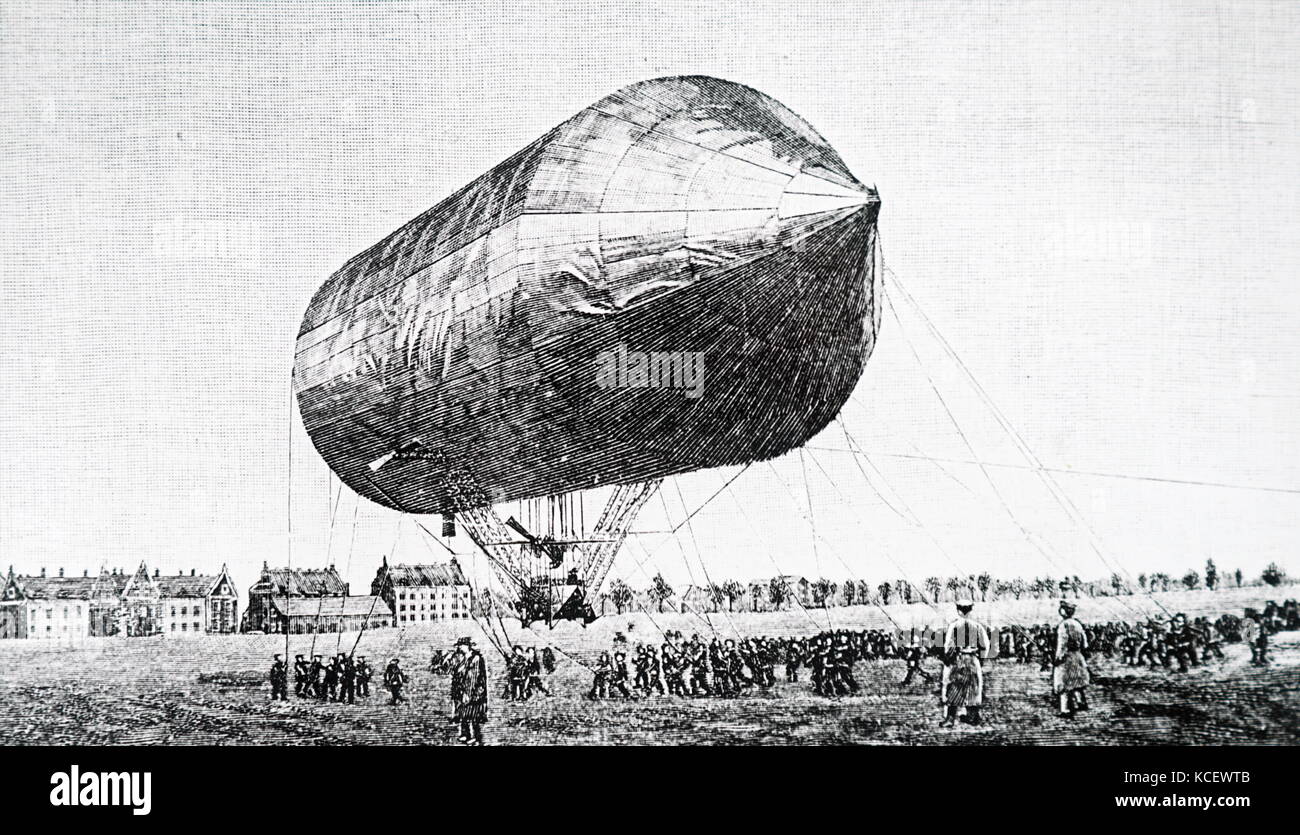 Incisione raffigurante David Schwarz il dirigibile in alluminio, il primo metallo dirigibile. David Schwarz (1850-1897) un impero austro-ungarico-croata aviation Pioneer di discendenza ebraica. Datata del XIX secolo Foto Stock Incisione raffigurante David Schwarz il dirigibile in alluminio, il primo metallo dirigibile. David Schwarz (1850-1897) un impero austro-ungarico-croata aviation Pioneer di discendenza ebraica. Datata del XIX secolo Foto Stock