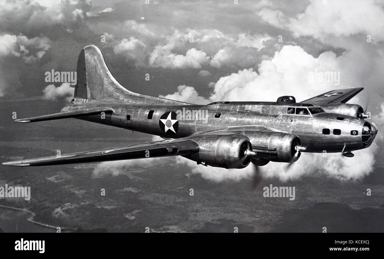Fotografia di un boeing B-17 Flying Fortress utilizzato dalla Forza aerea degli Stati Uniti durante la Seconda Guerra Mondiale. In data xx secolo Foto Stock