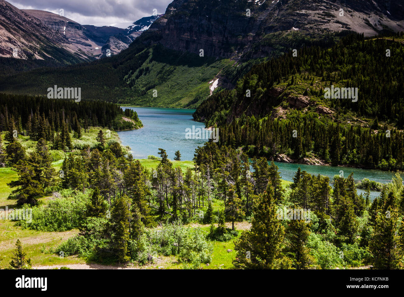 Il Parco Nazionale di Glacier, Montana, USA Foto Stock