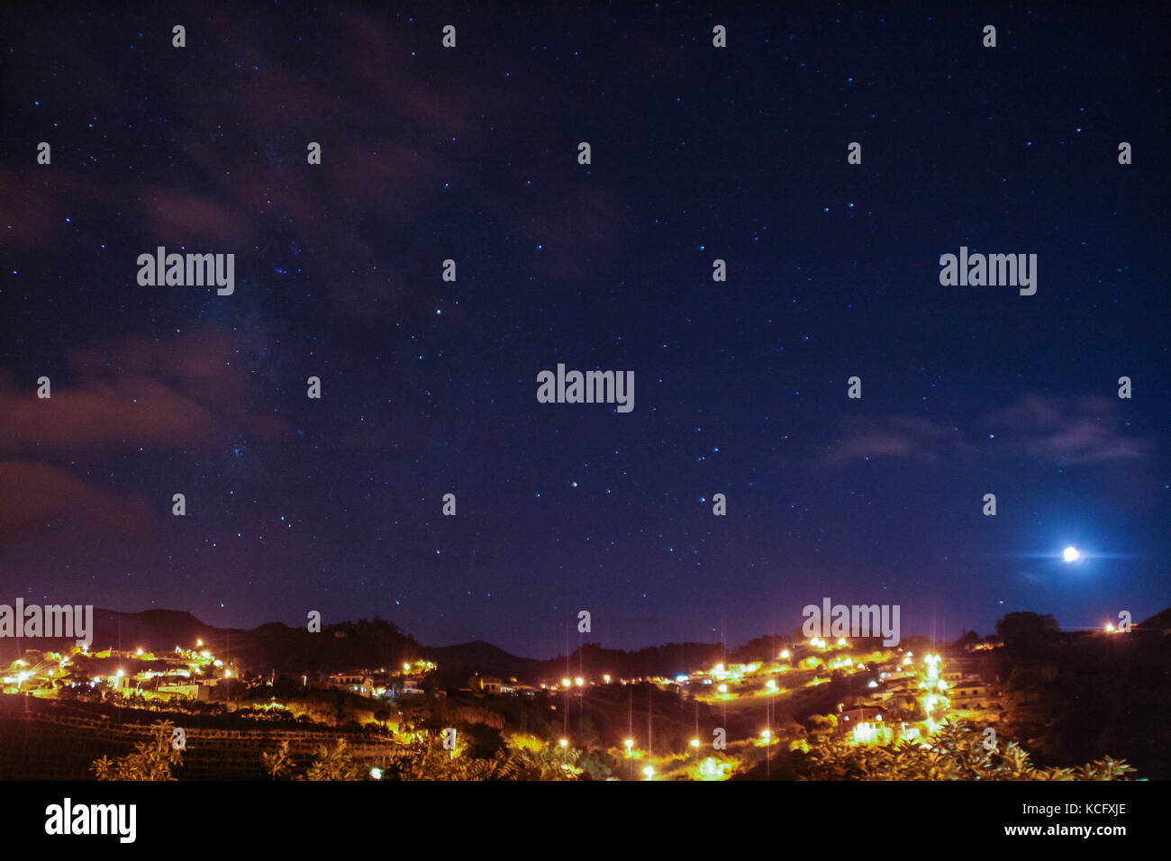 Via Lattea Foto Stock