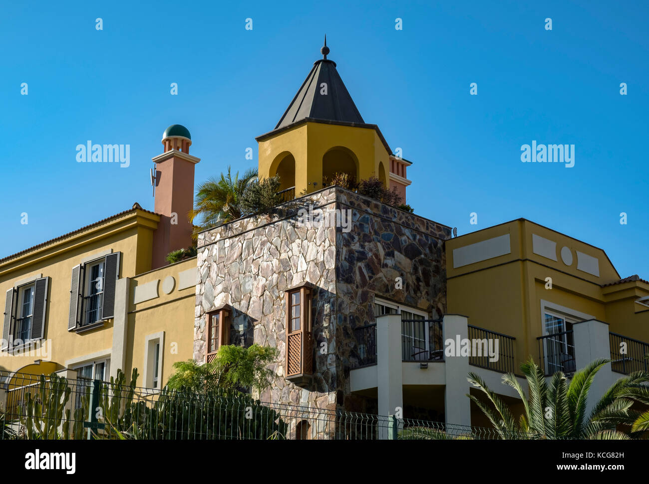Bella Puerto de Mogan sull'isola di Gran Canaria, Spagna Foto Stock