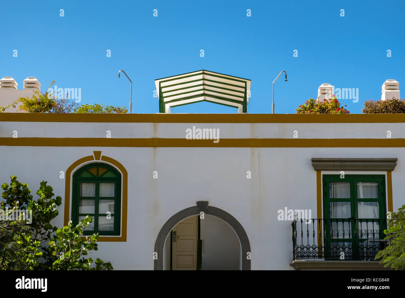 Bella Puerto de Mogan sull'isola di Gran Canaria, Spagna Foto Stock
