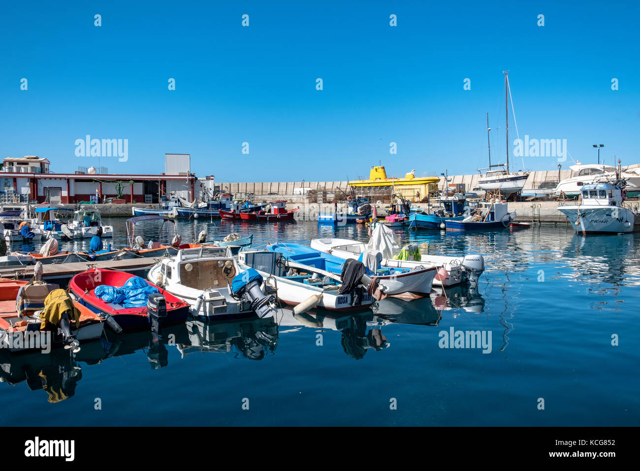 Bella Puerto de Mogan sull'isola di Gran Canaria, Spagna Foto Stock