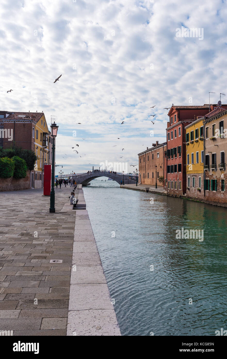 Venezia (Italia) - La città sul mare. La maggior parte dei luoghi più caratteristici della famosa città di mare, una delle principali attrazioni turistiche del mondo. Foto Stock
