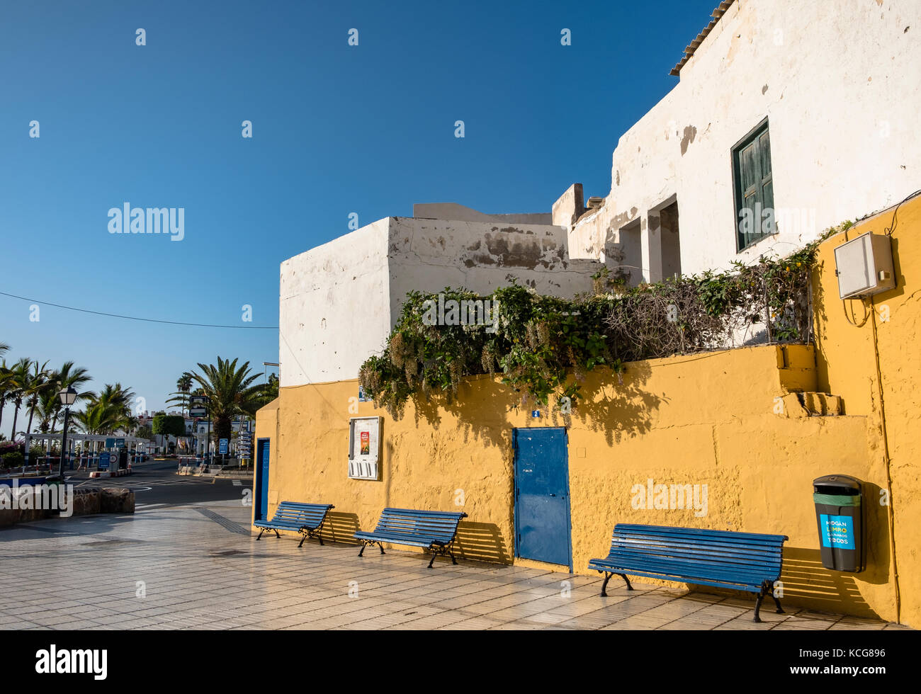 Bella Puerto de Mogan sull'isola di Gran Canaria, Spagna Foto Stock