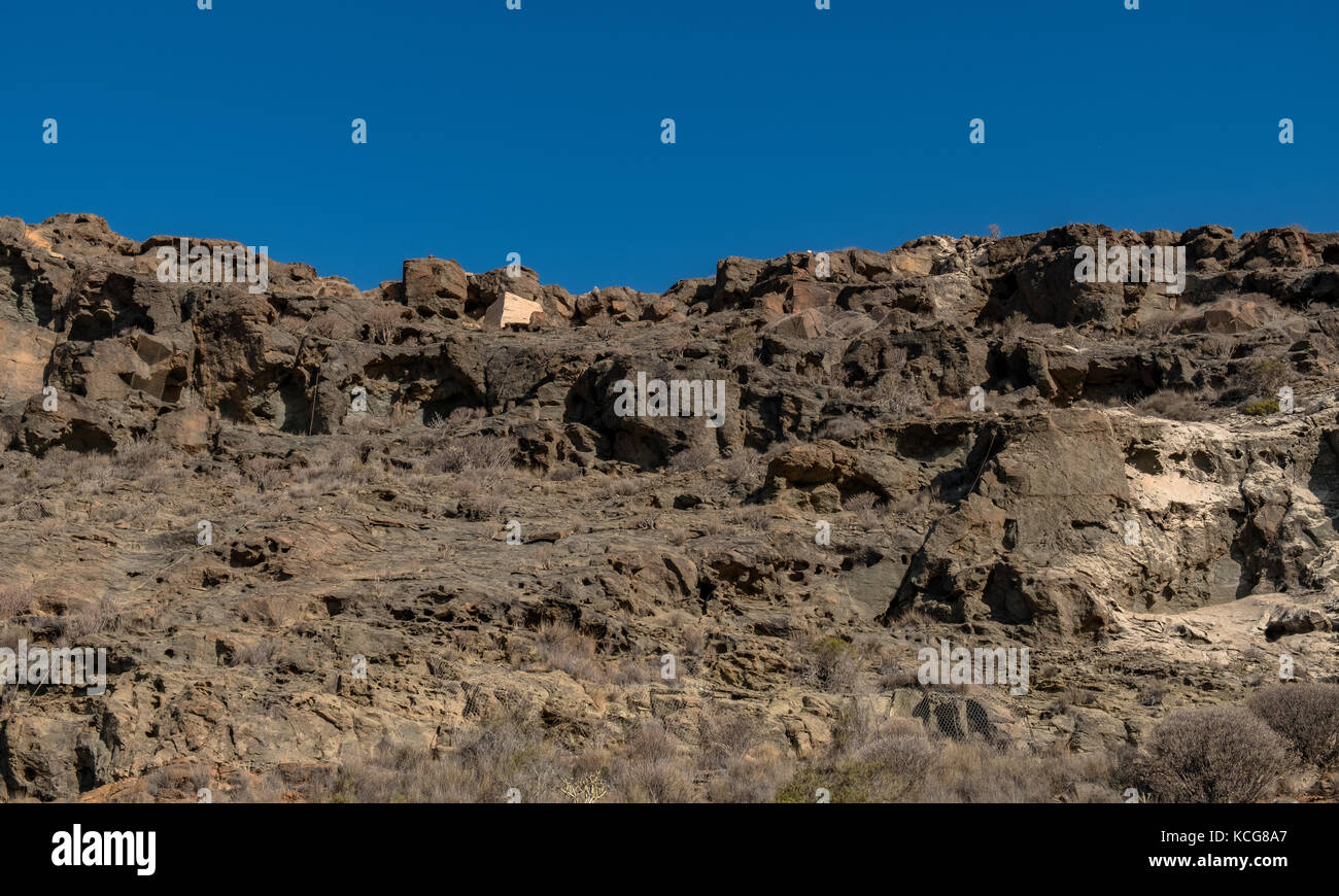 Bella Puerto de Mogan sull'isola di Gran Canaria, Spagna Foto Stock