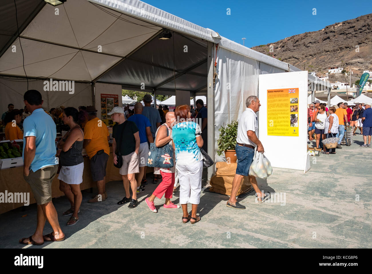 Bella Puerto de Mogan sull'isola di Gran Canaria, Spagna Foto Stock