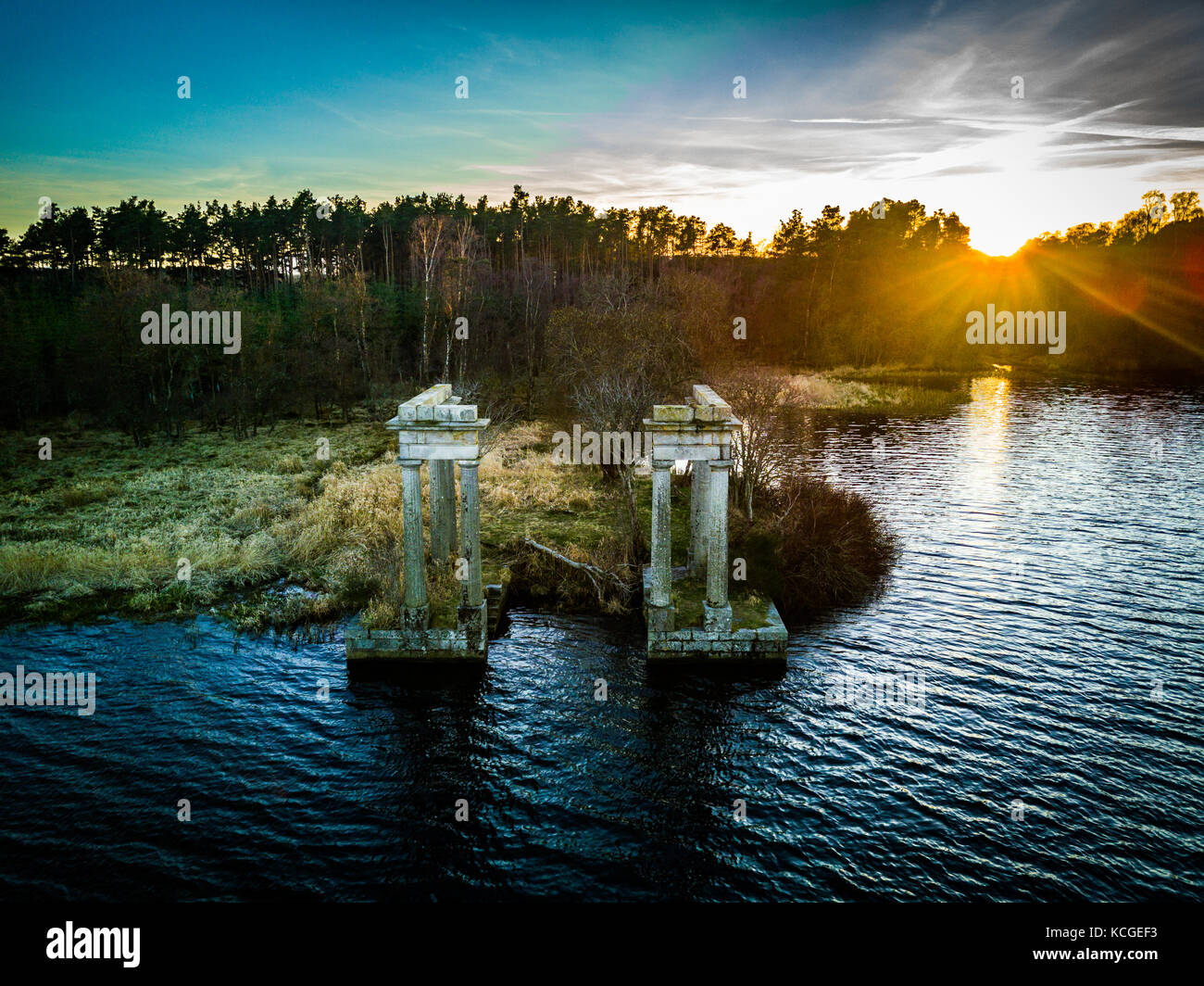 Loch di skene, SCOZIA Foto Stock