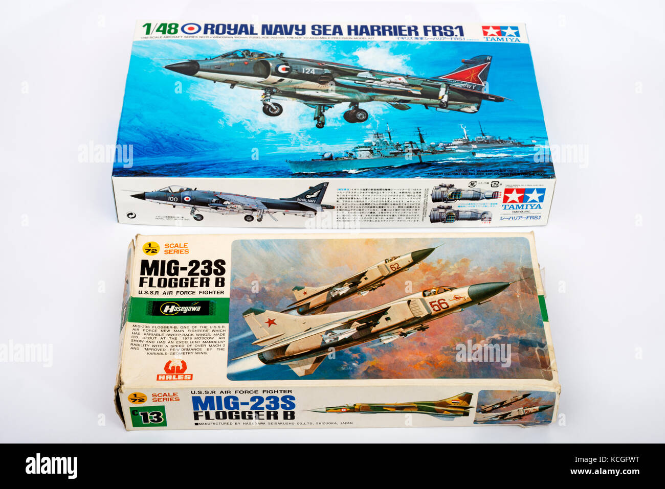 Guerra fredda jet fighter scala kit modello Foto Stock