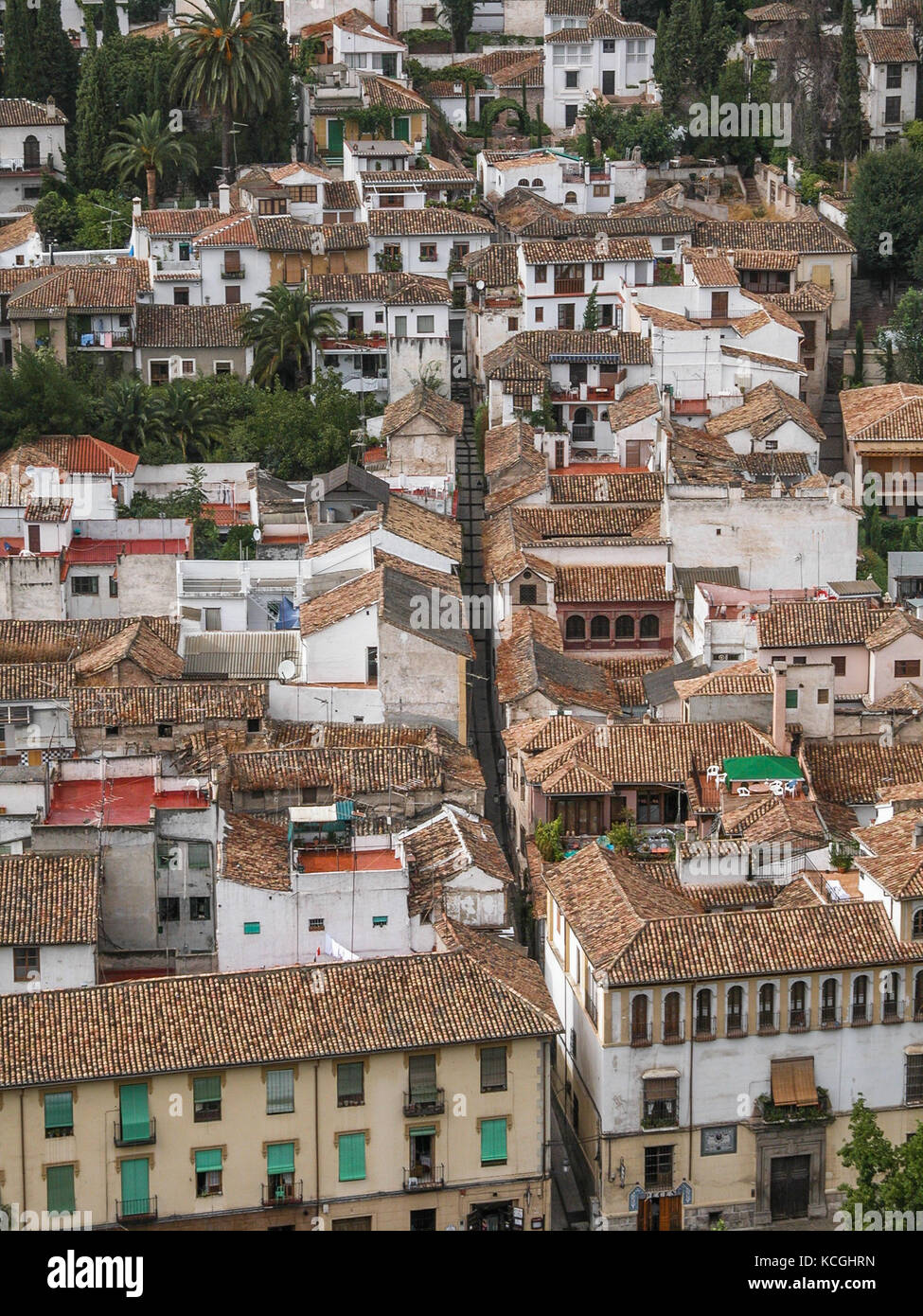 Città vecchia, Granada, Spagna Foto Stock