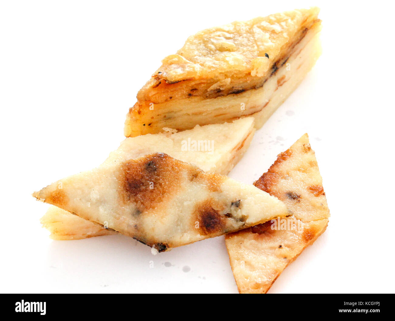 Tradizionale pasticceria artigianale denominata gomleze in Macedonia,studio shot Foto Stock