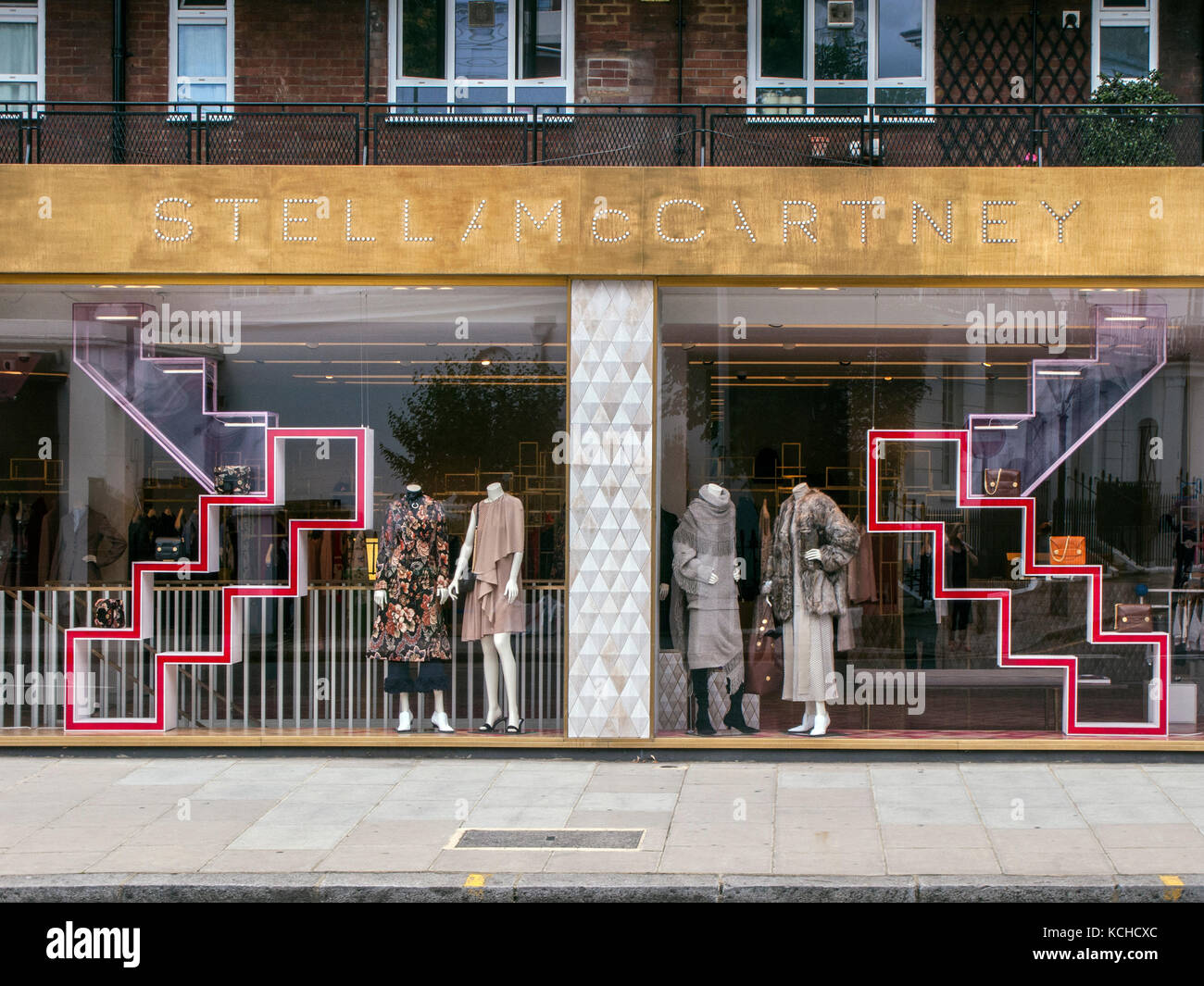 Stella mccartney store, Fulham Road, Londra Foto Stock