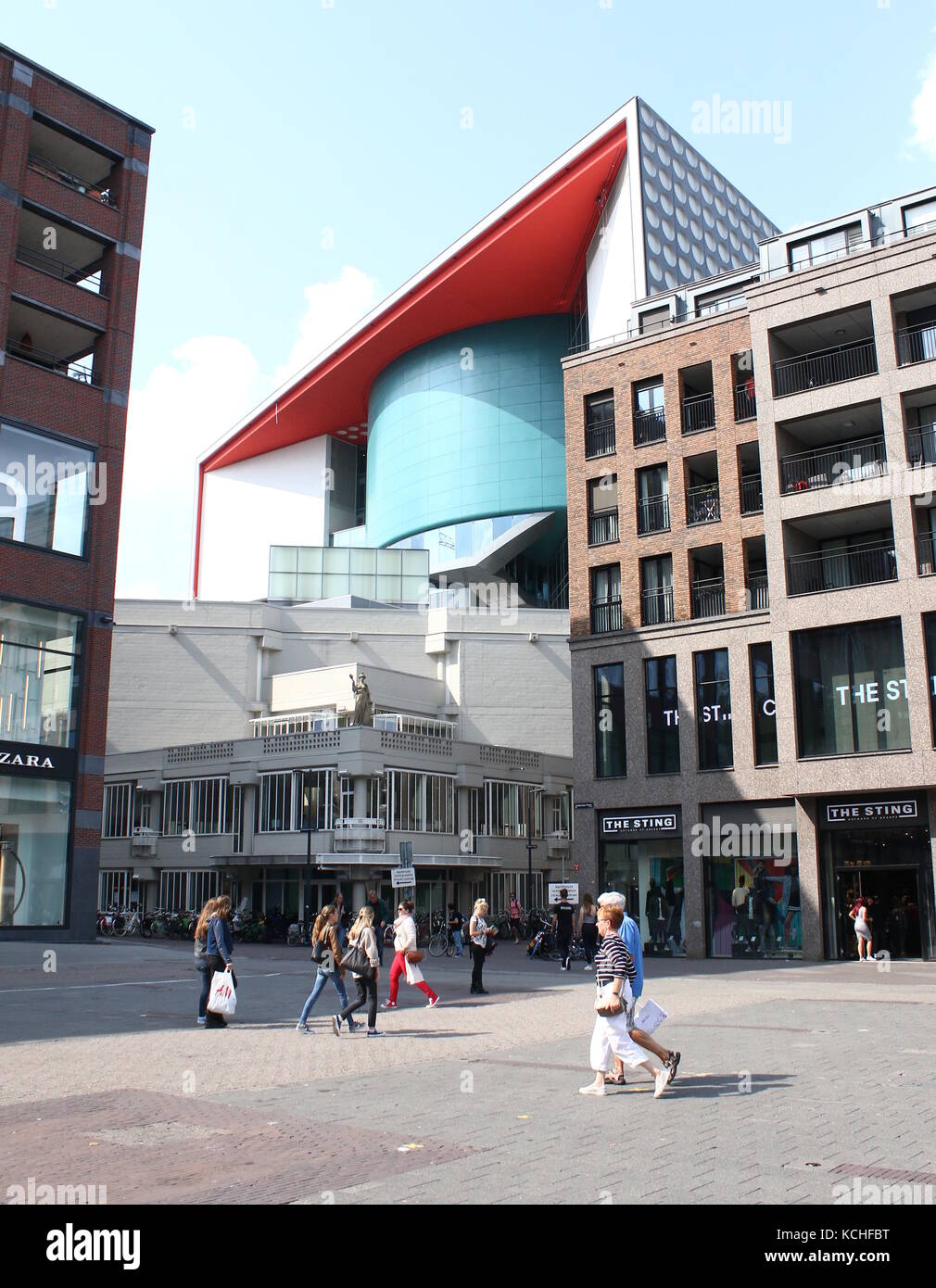 Tivoli Vredenburg musica contemporanea complesso in Utrecht, Paesi Bassi . (Estate 2017). Foto Stock