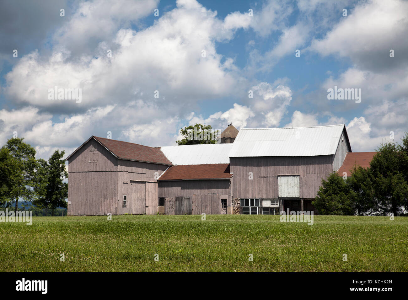 Grande granaio sulla Terra in Newton Pa - Pennsylvania - USA Foto Stock