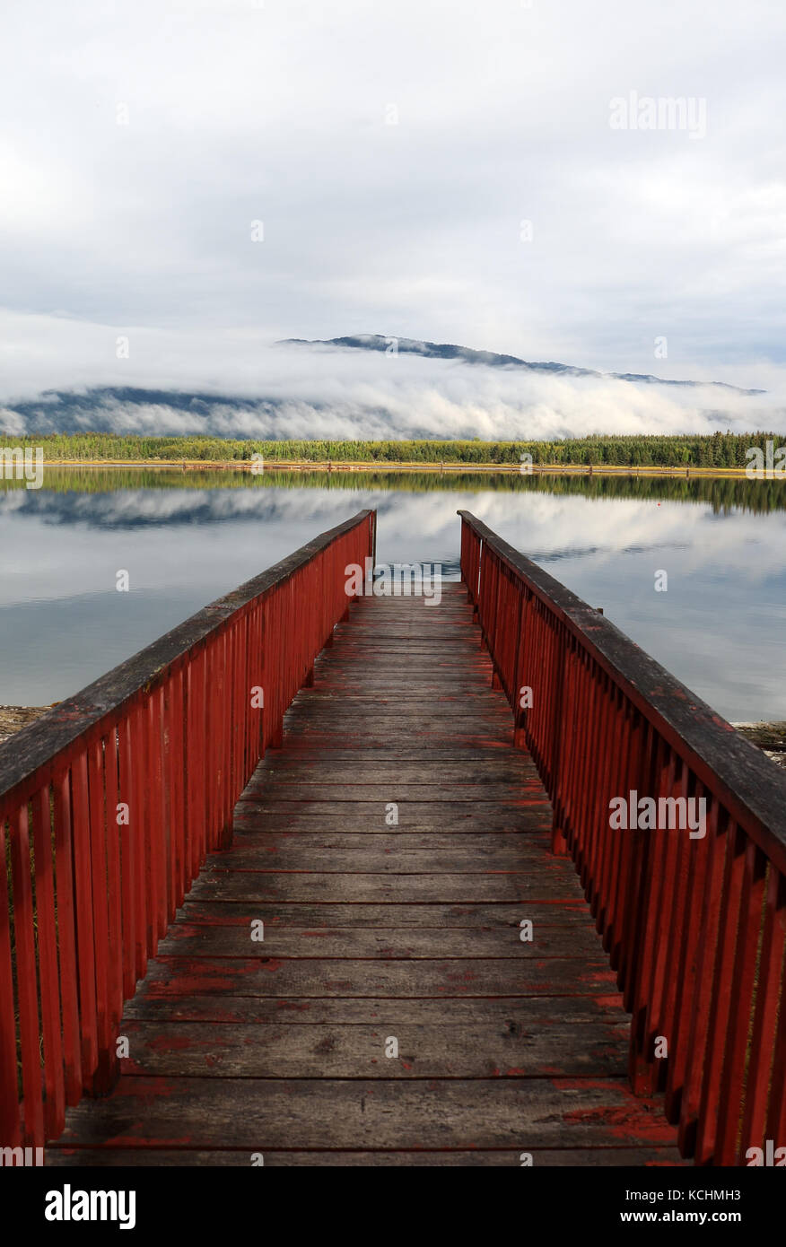 Abbandonare il dock Foto Stock
