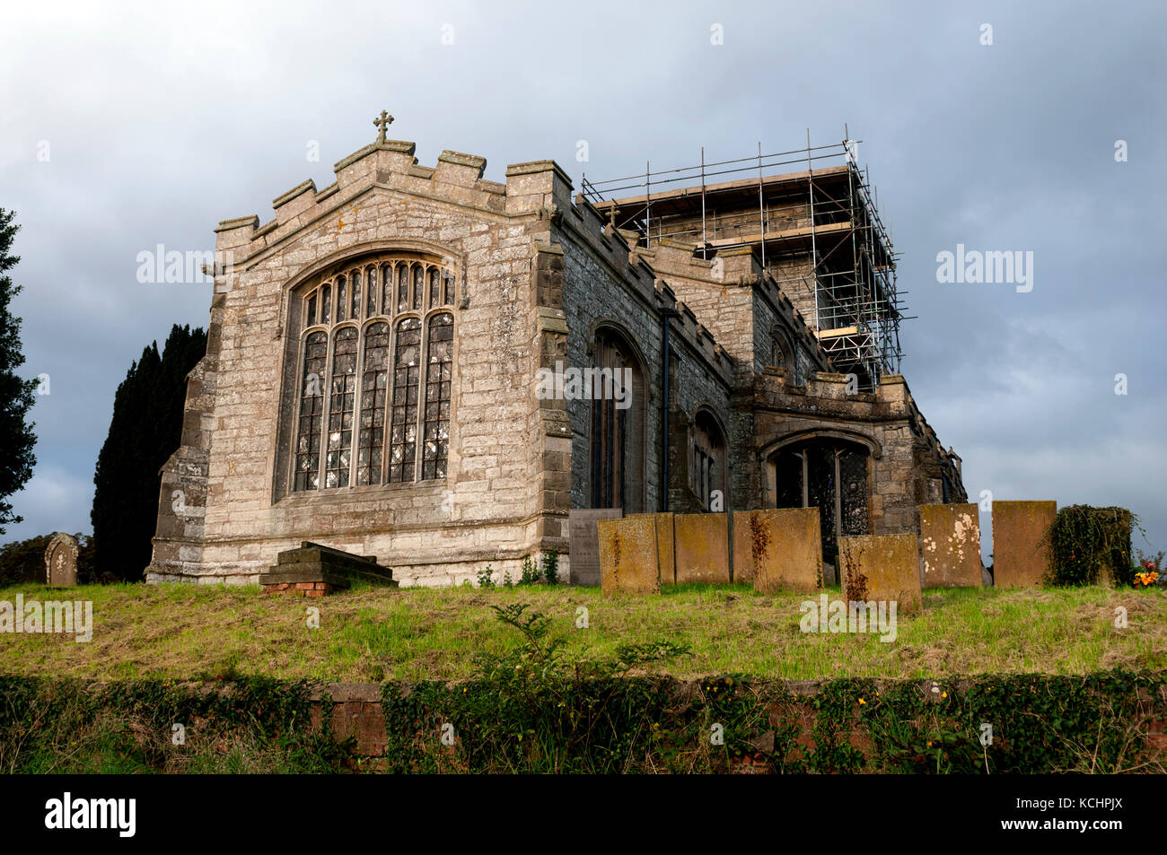 San Wilfrid la Chiesa, Nord Muskham, Nottinghamshire, England, Regno Unito Foto Stock