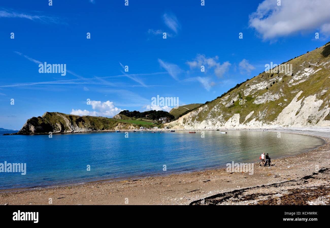 Lulworth cove Dorset England Regno Unito Foto Stock