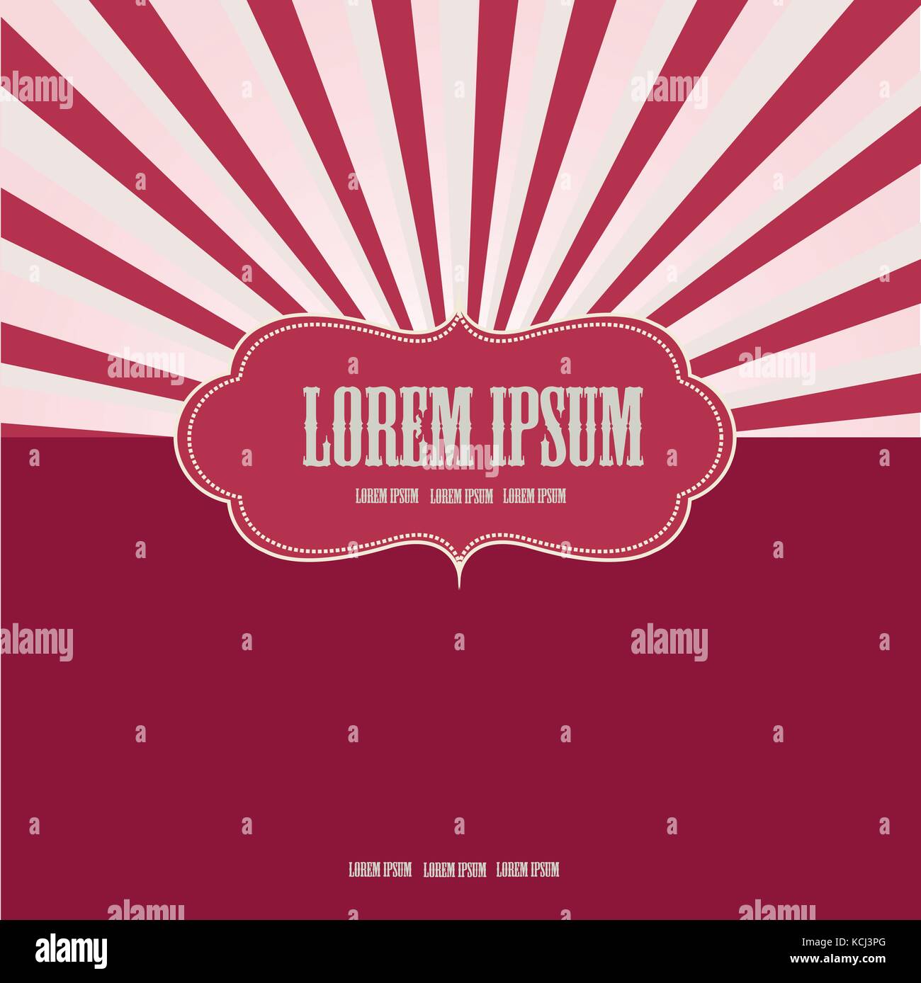 Abstract vintage sunburst design dello sfondo. Illustrazione Vettoriale