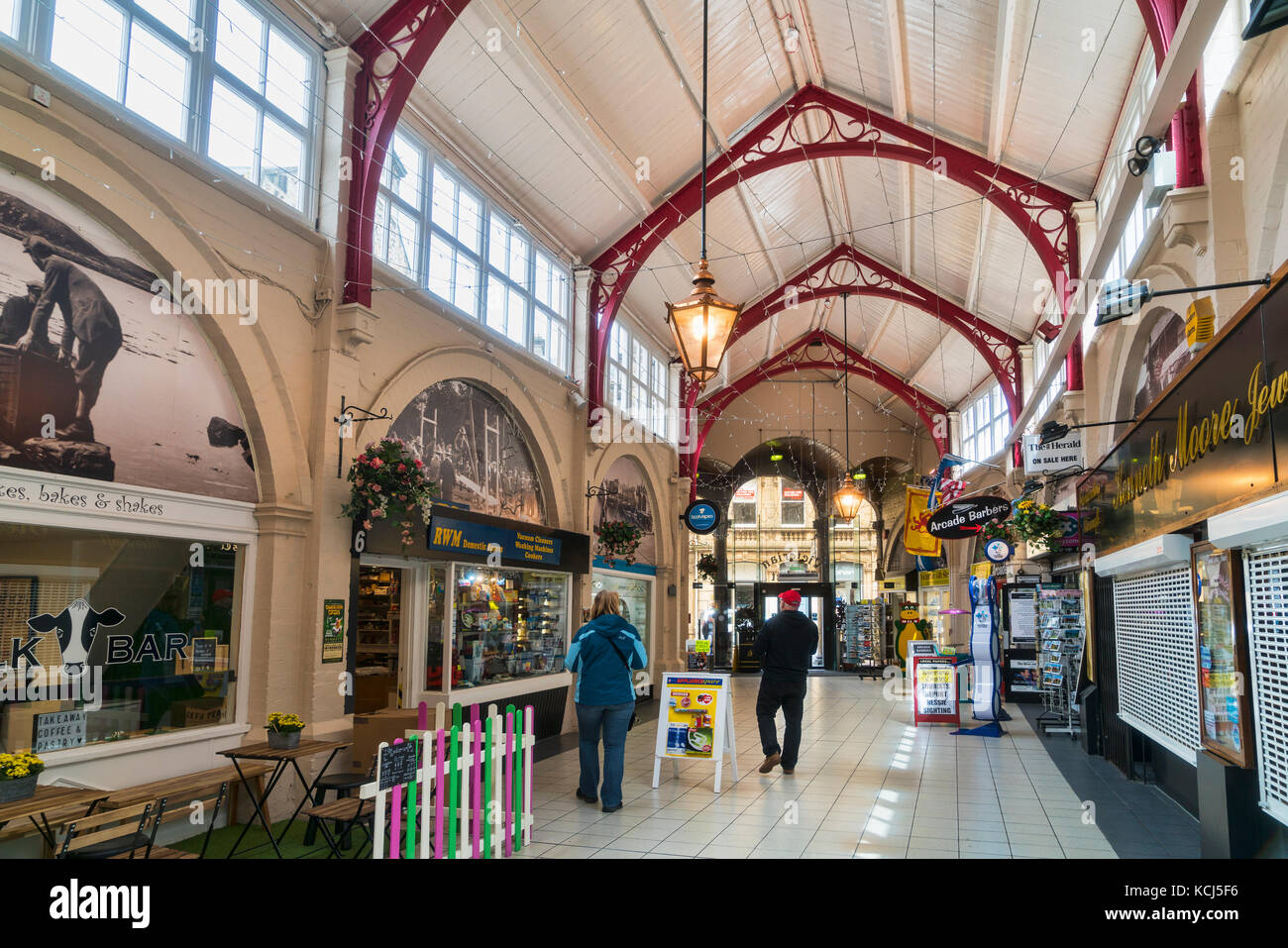 Inverness, Vittoriano il mercato coperto, Highland, Scotland, Regno Unito Foto Stock