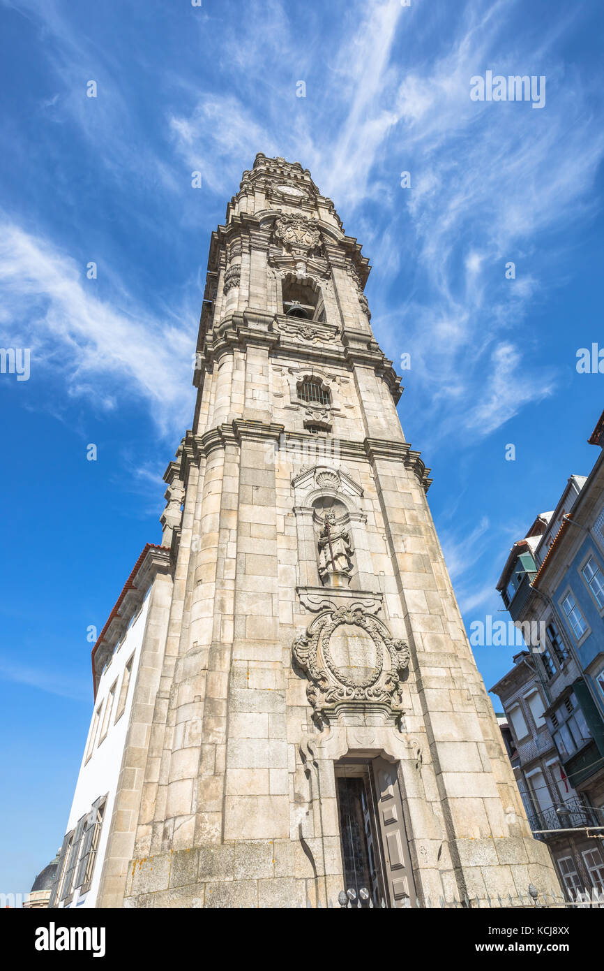 Torre Clerigos porto Foto Stock