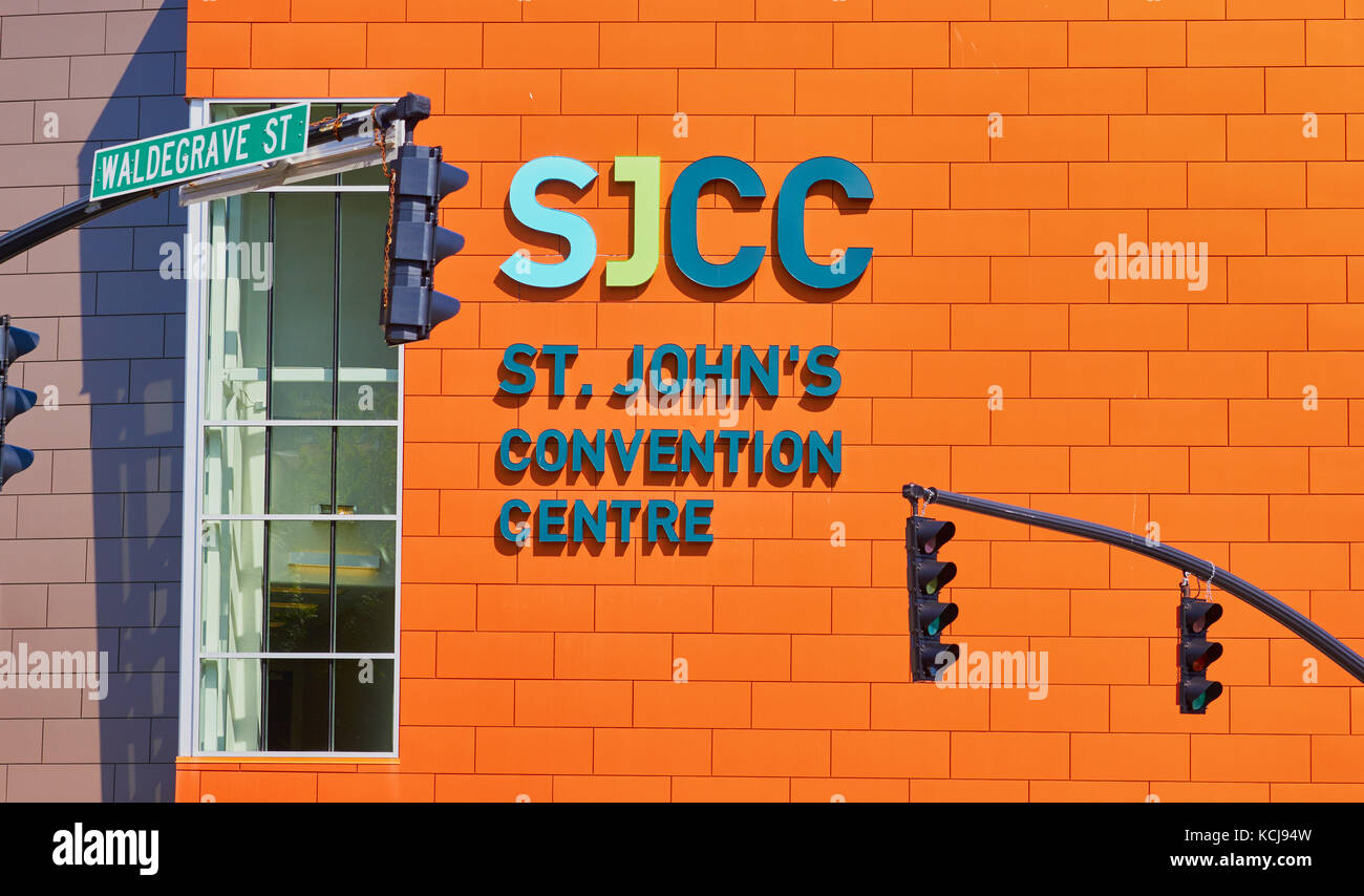 St John's Convention Center, San Giovanni, Terranova, Canada Foto Stock