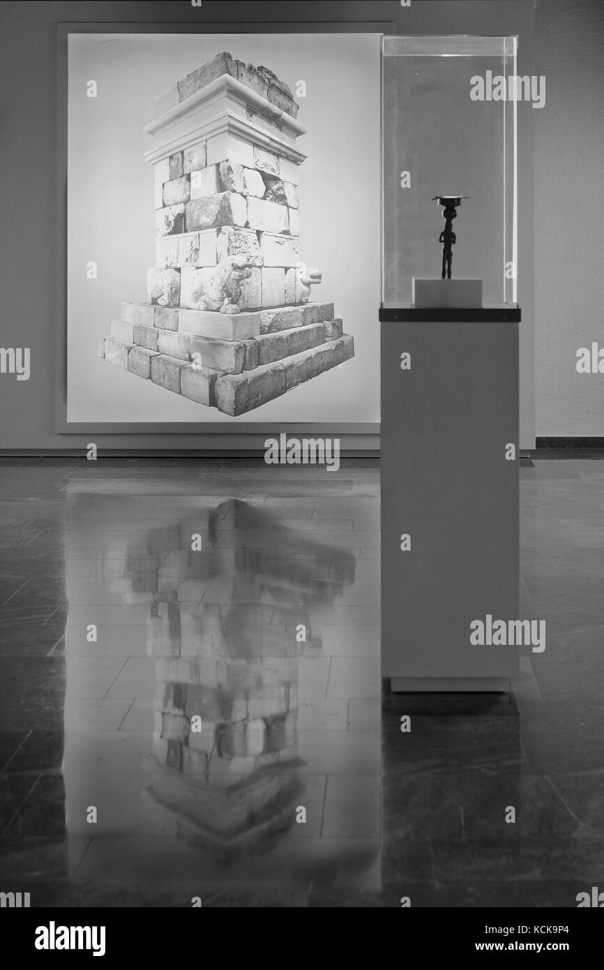 Interno del museo archeologico di Albacete Foto Stock