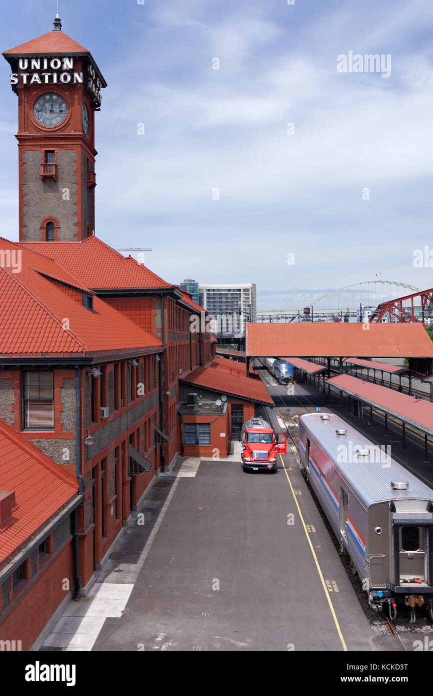 Union Station di Portland, Portland, Oregon, Stati Uniti Foto Stock