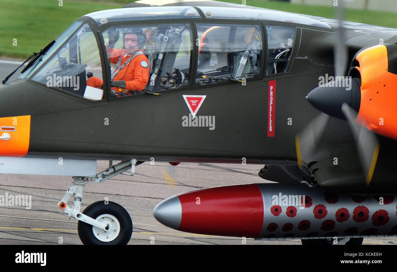 Rockwell OV-10 Bronco. Osservazione americana e la luce attacco a terra di aeromobili. Foto Stock