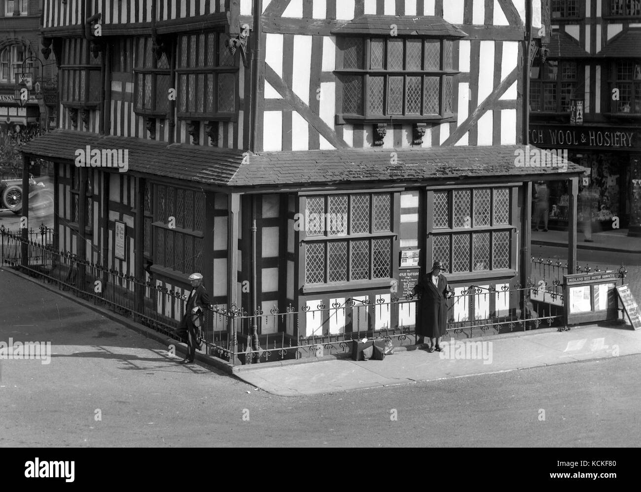 La vecchia casa in Hereford nel 1928 Foto Stock