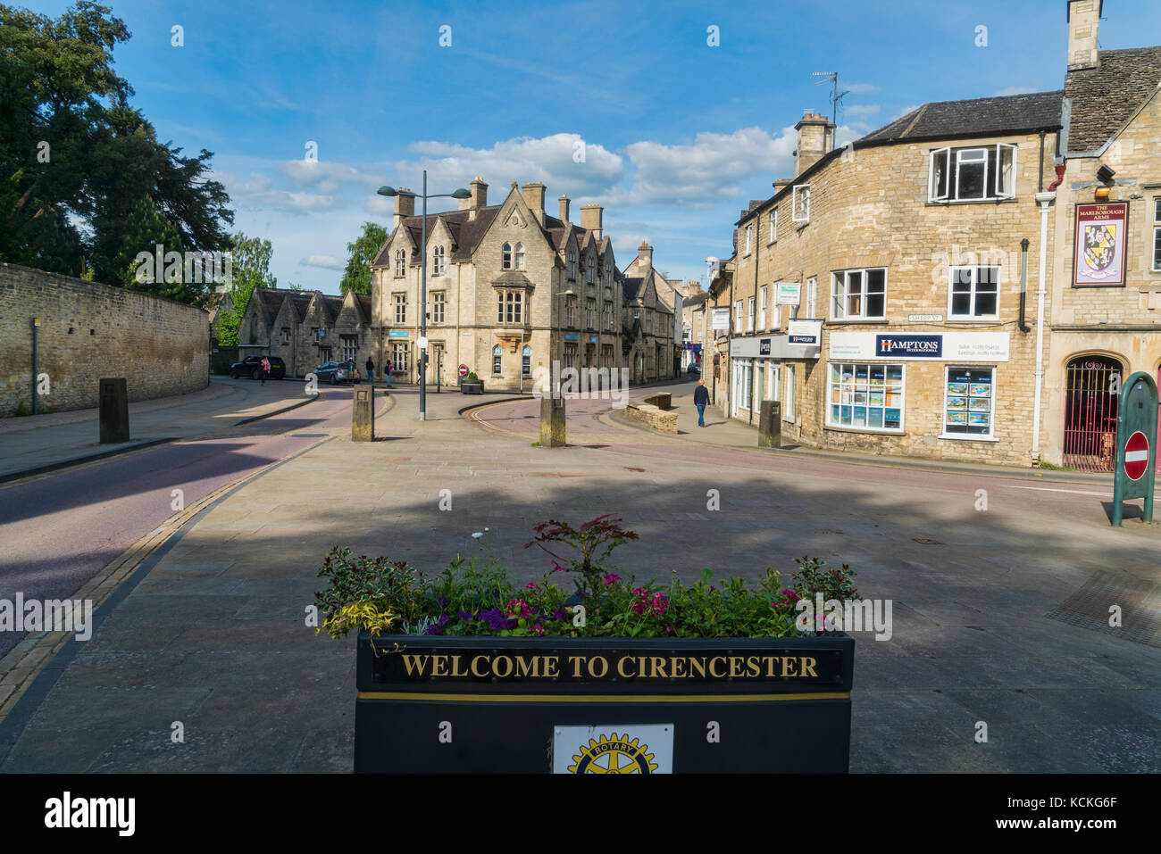 Cirencester; Sheep Street; Gloucestershire, UK; Inghilterra Foto Stock