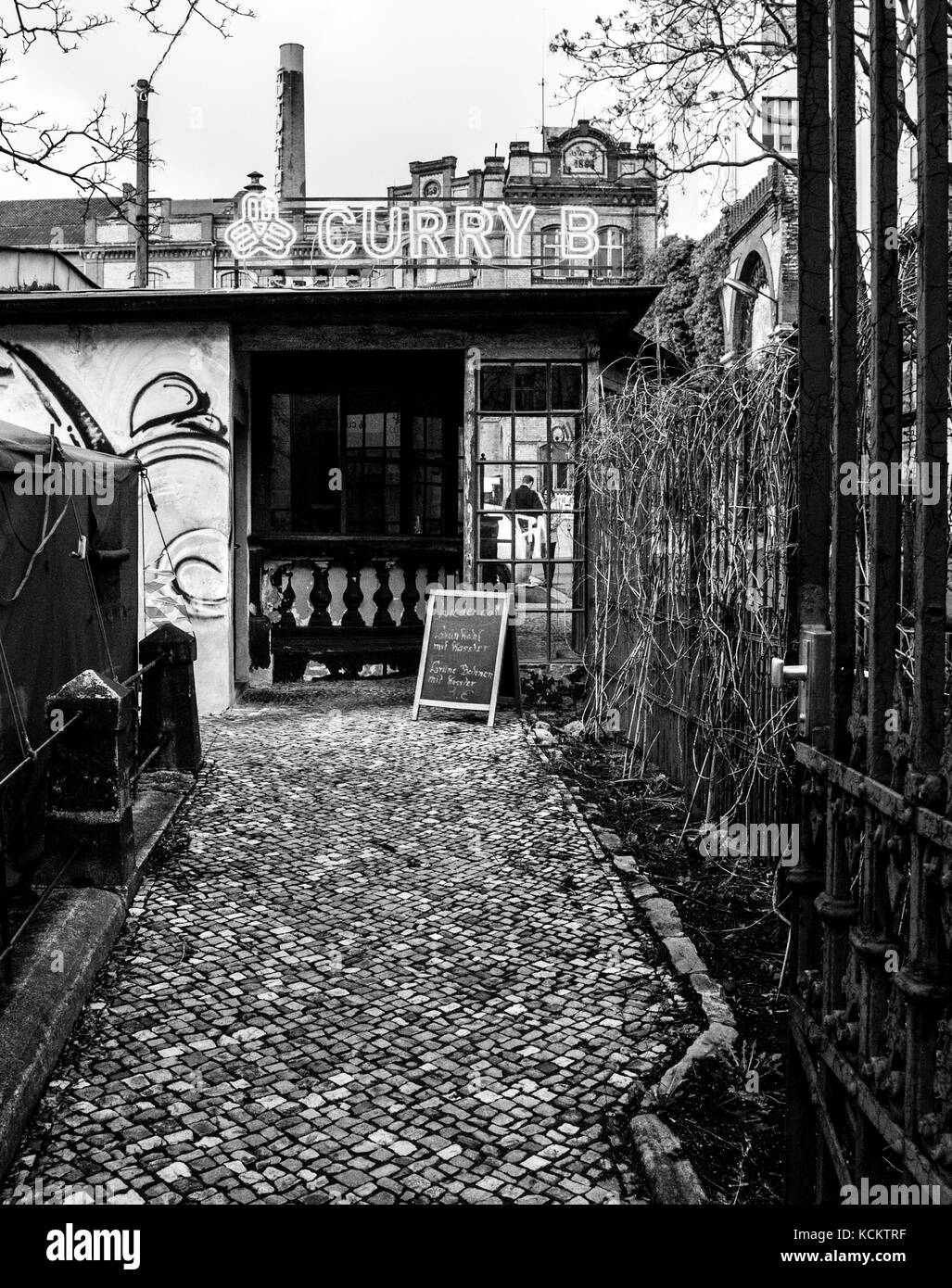 Stalla tedesco Curry Saussage Foto Stock