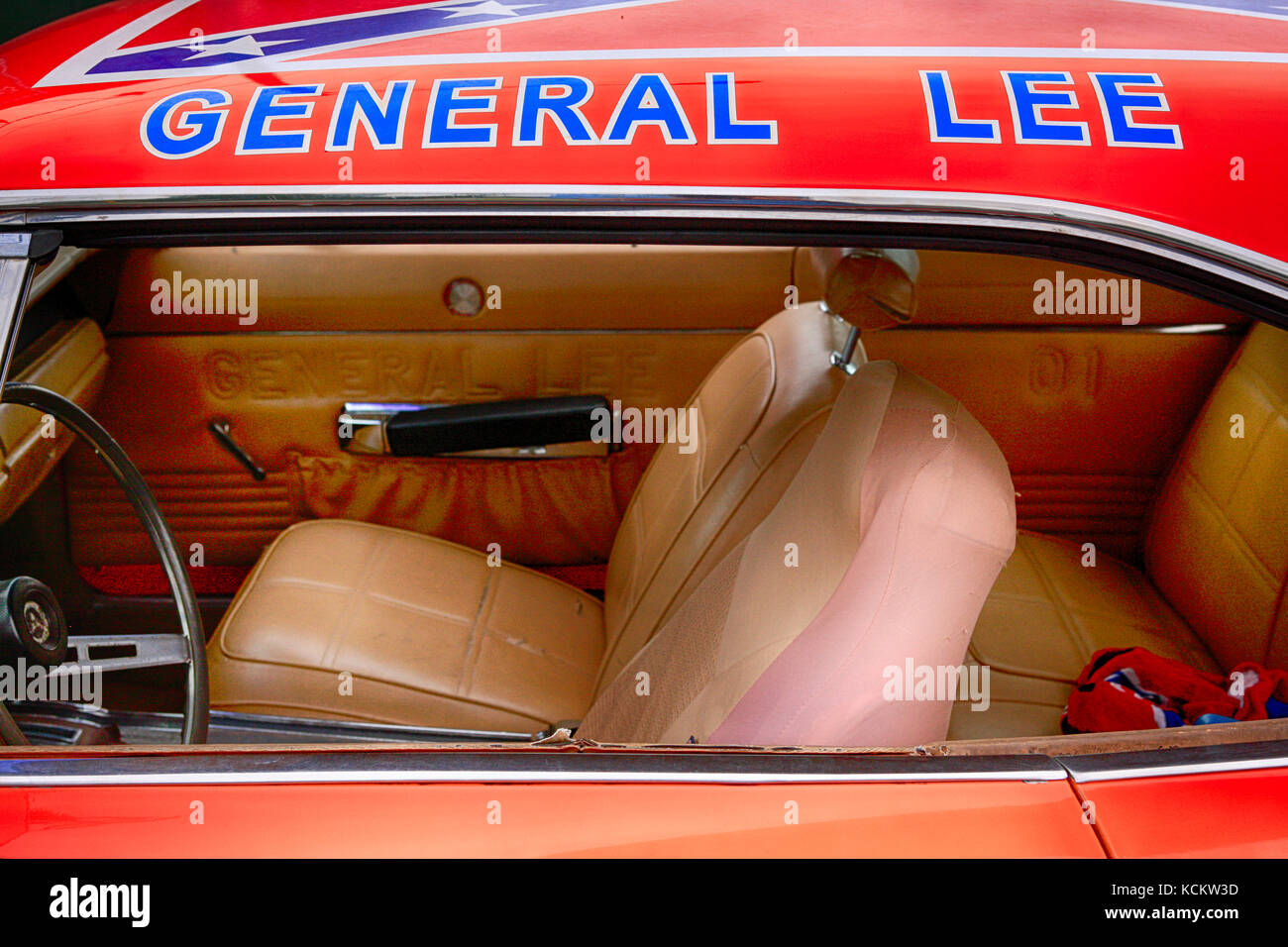 Il generale lee - Dodge Charger veicolo dei duchi di Hazzard fama Foto Stock