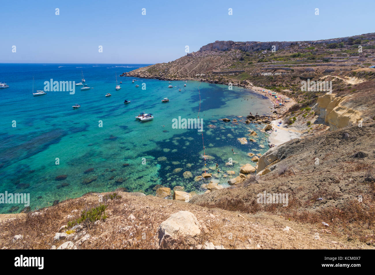 Imgiebah bay Foto Stock