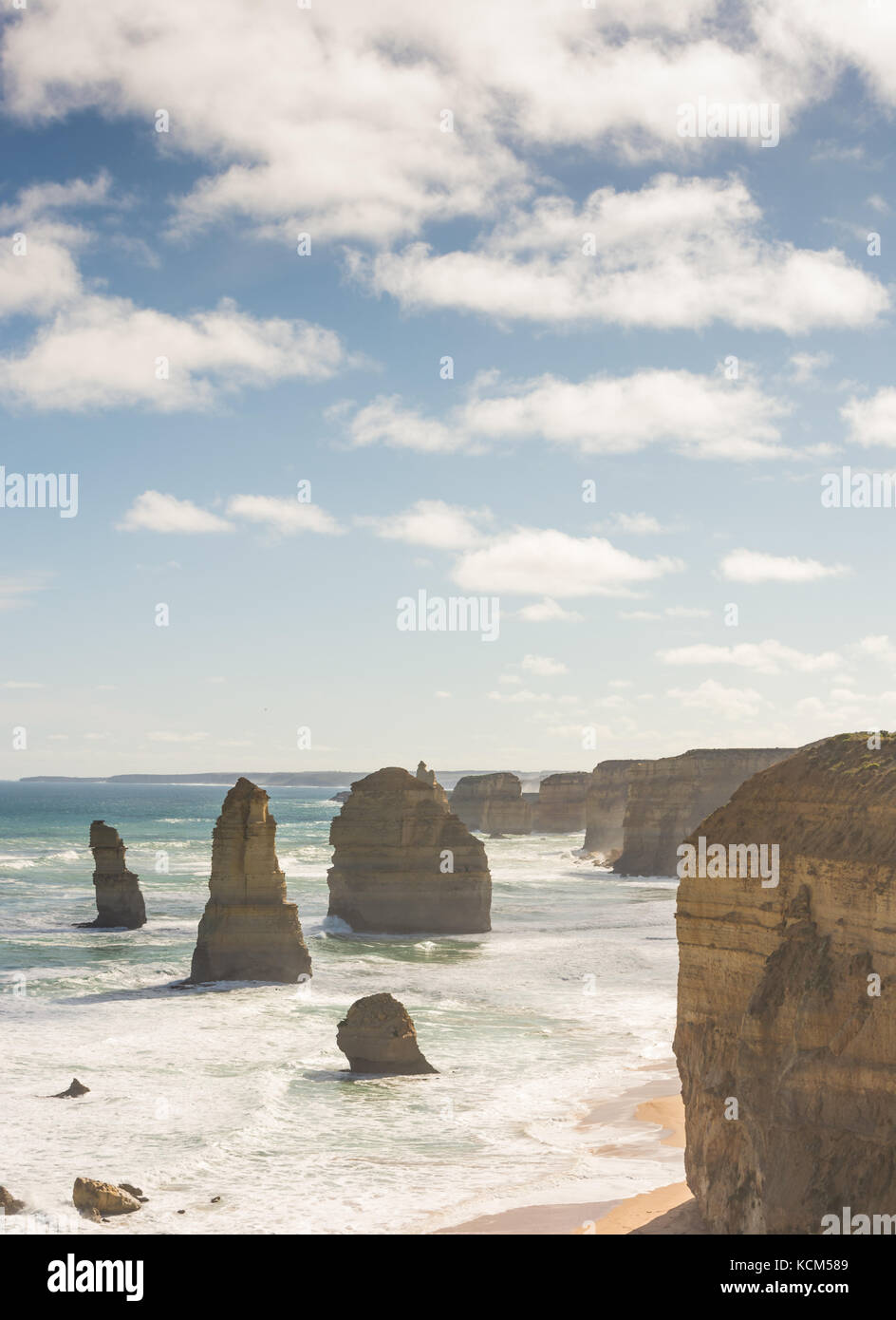 Dodici apostoli sulla Great Ocean Road Foto Stock