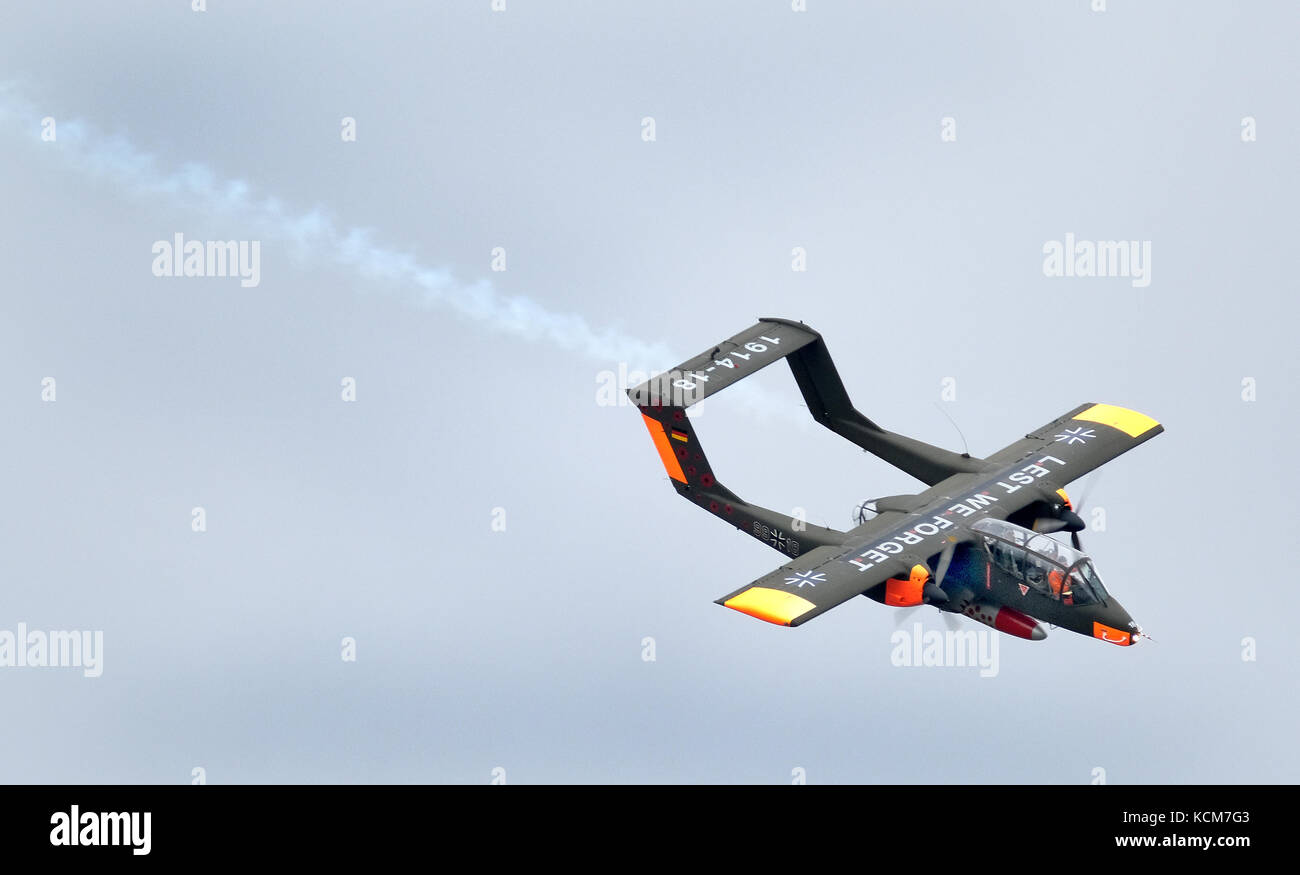 Rockwell OV-10 Bronco. Osservazione americana e la luce attacco a terra di aeromobili. Foto Stock