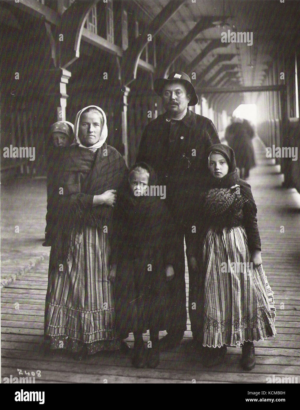Immigrati tedeschi, Québec, Canada, 1911 Foto Stock