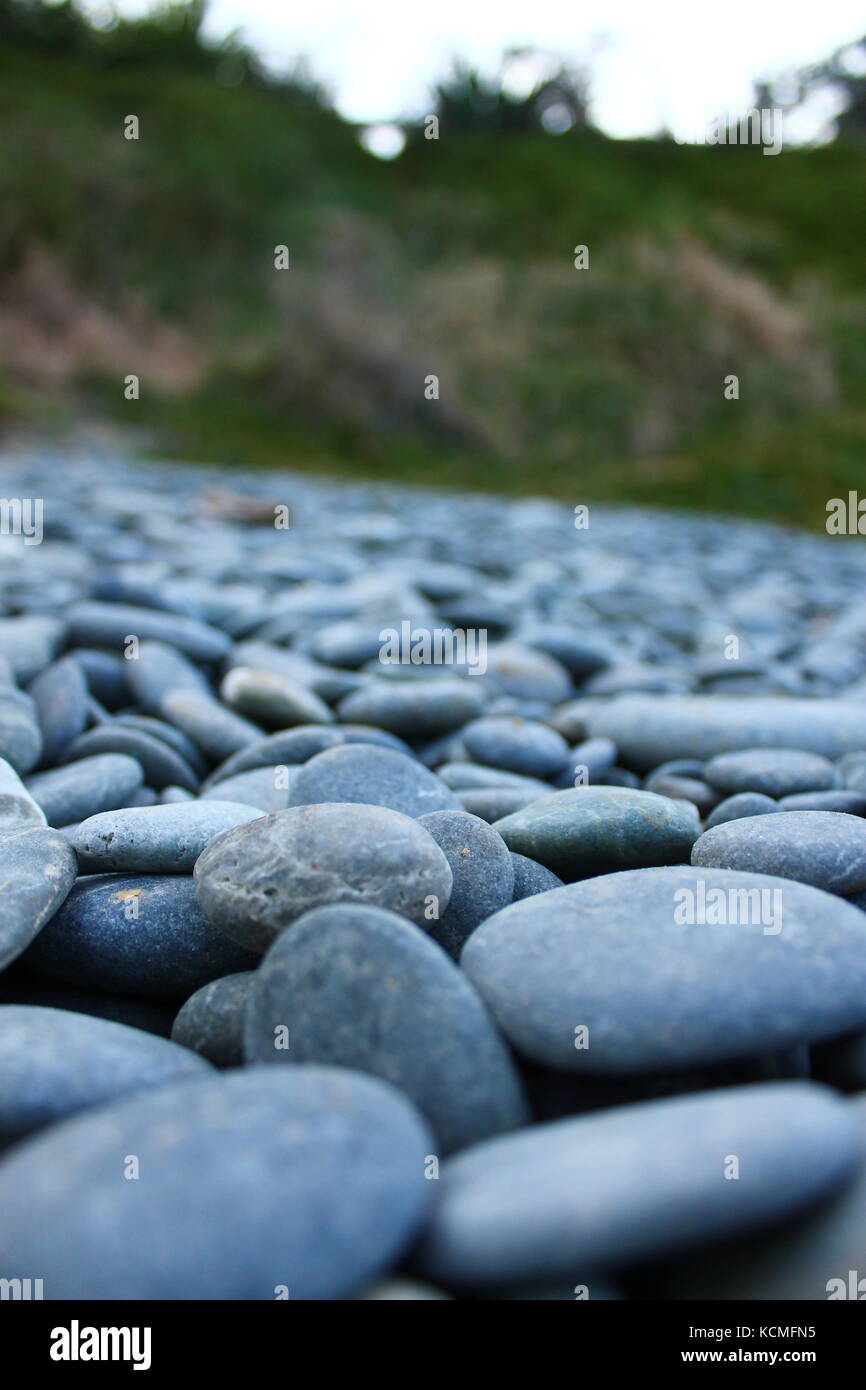 Spiaggia di ghiaia Foto Stock